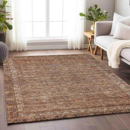 Kaelara Copper Washable Indoor-Outdoor Rug -- view 2
