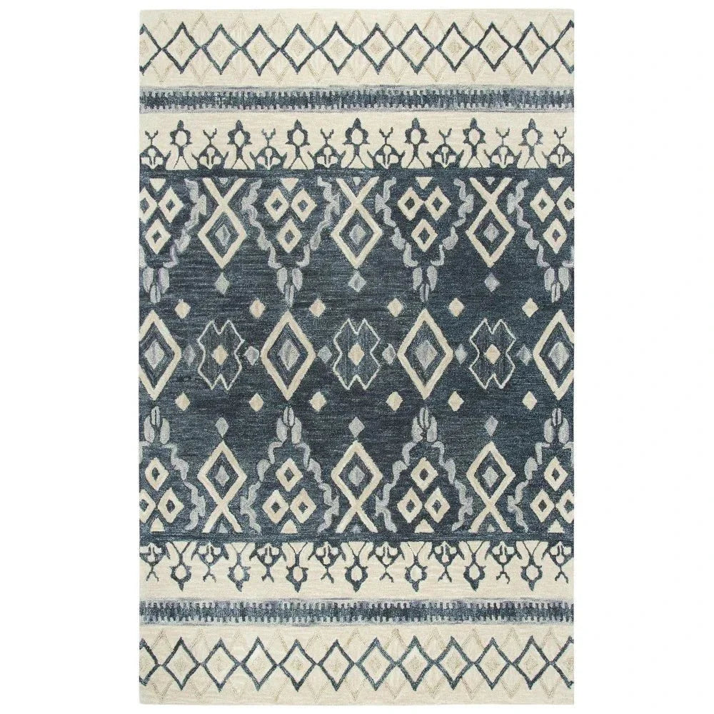 Case Tribal Motif Natural Large Area Rugs