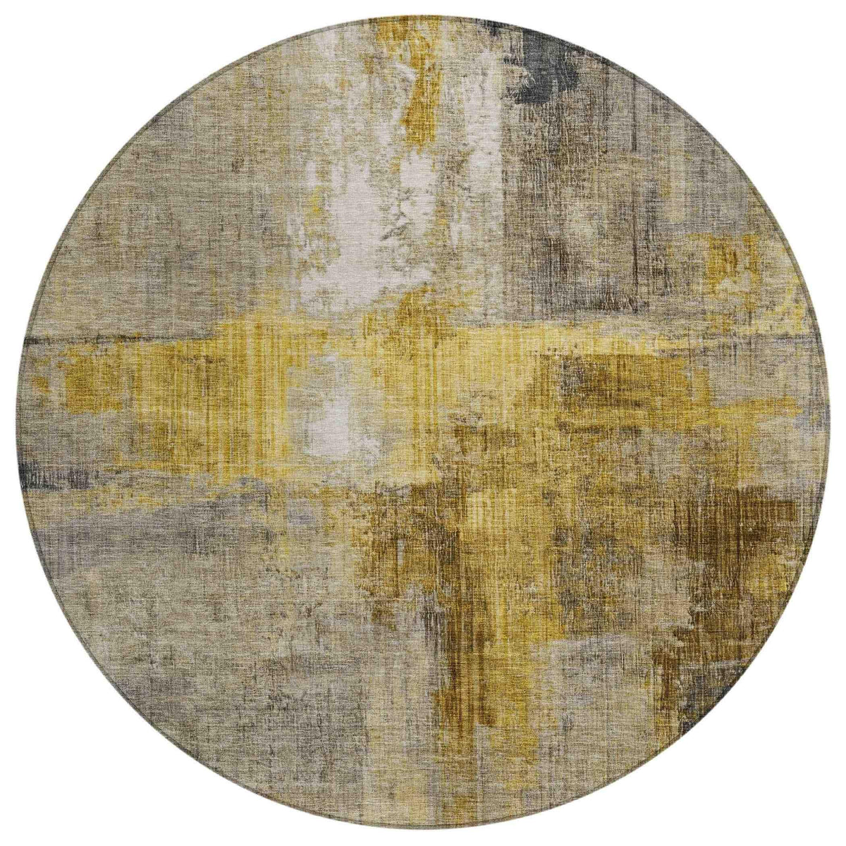 Jaelor Gray Washable Indoor-Outdoor Rug