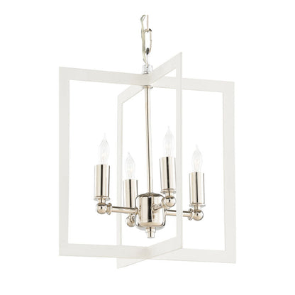 Wildwood Bayberry Hanging Clean White Finish Chandelier