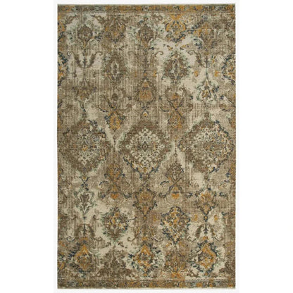 Aman Medallion Beige/ Brown Large Area Rugs