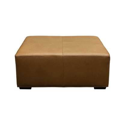 Cocktail Hour Leather Elegance Ottoman