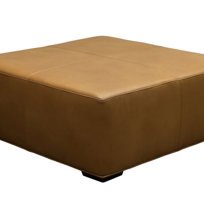 Cocktail Hour Leather Elegance Ottoman
