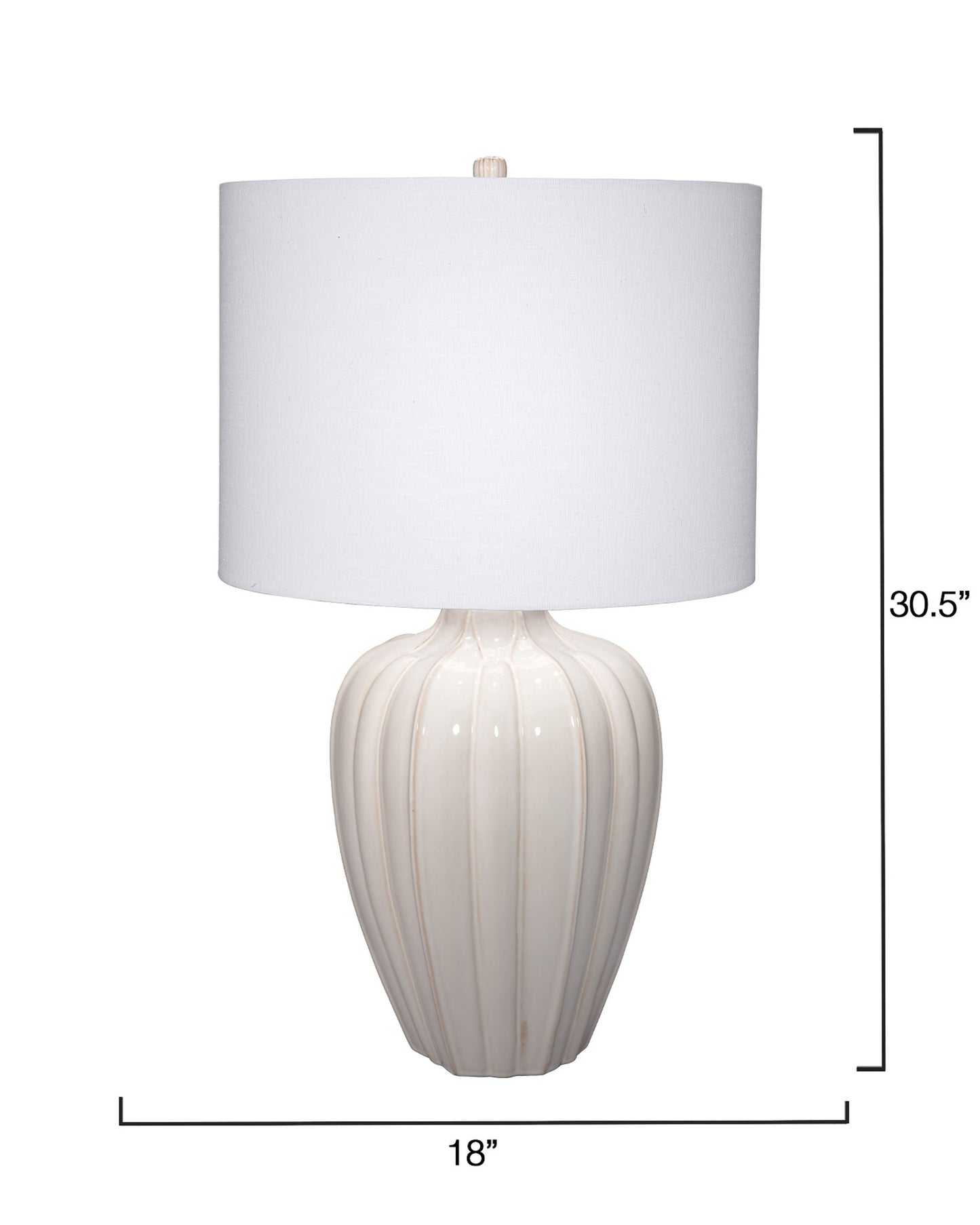 Seraphina Ceramic Table Lamp Elegant Design By Jamie Young