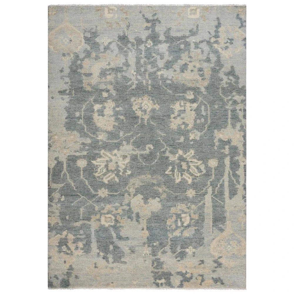 Agua Abstract Dark Gray Large Area Rugs For Living Room