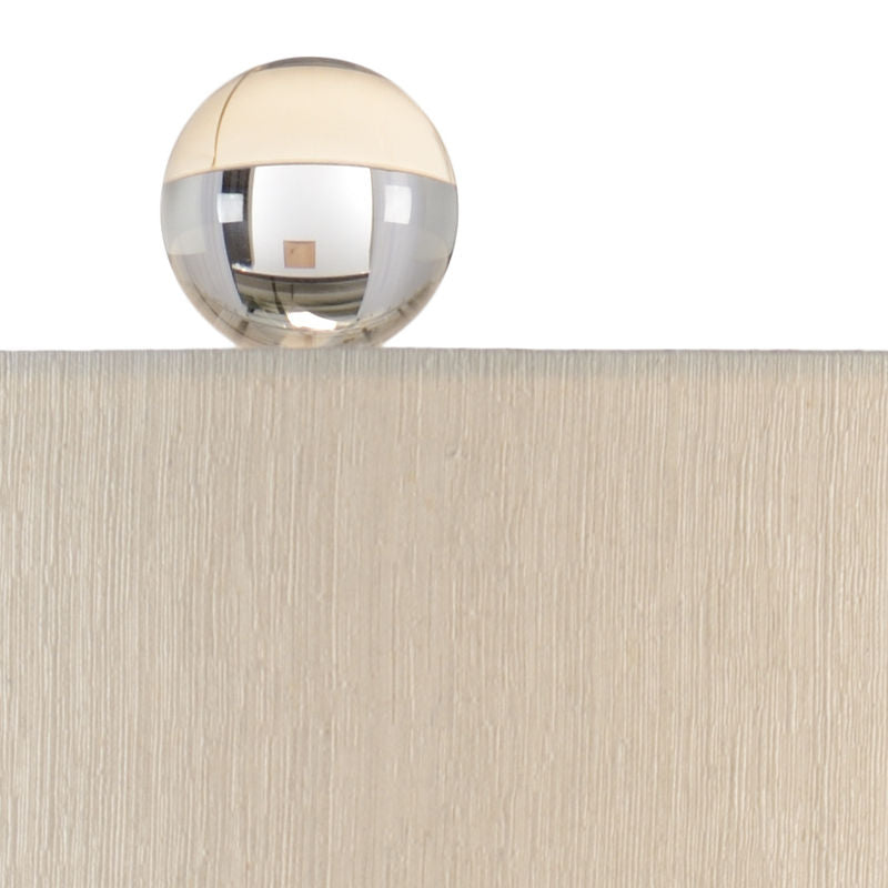 Ming White Glazed Ceramic Table Lamp-Table Lamps-Wildwood-LOOMLAN