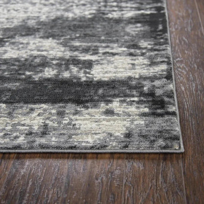 Dakh Abstract Brown Kitchen Hallway Runner Rug -- brown