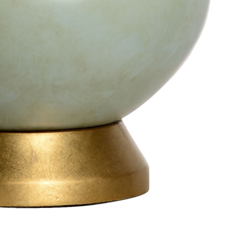 Chelsea House Eden Celadon Glazed Curved Silhouette Table Lamp