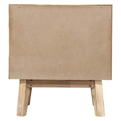 Brown Solid Wood Gia 2 Drawer Nightstand -- view 7