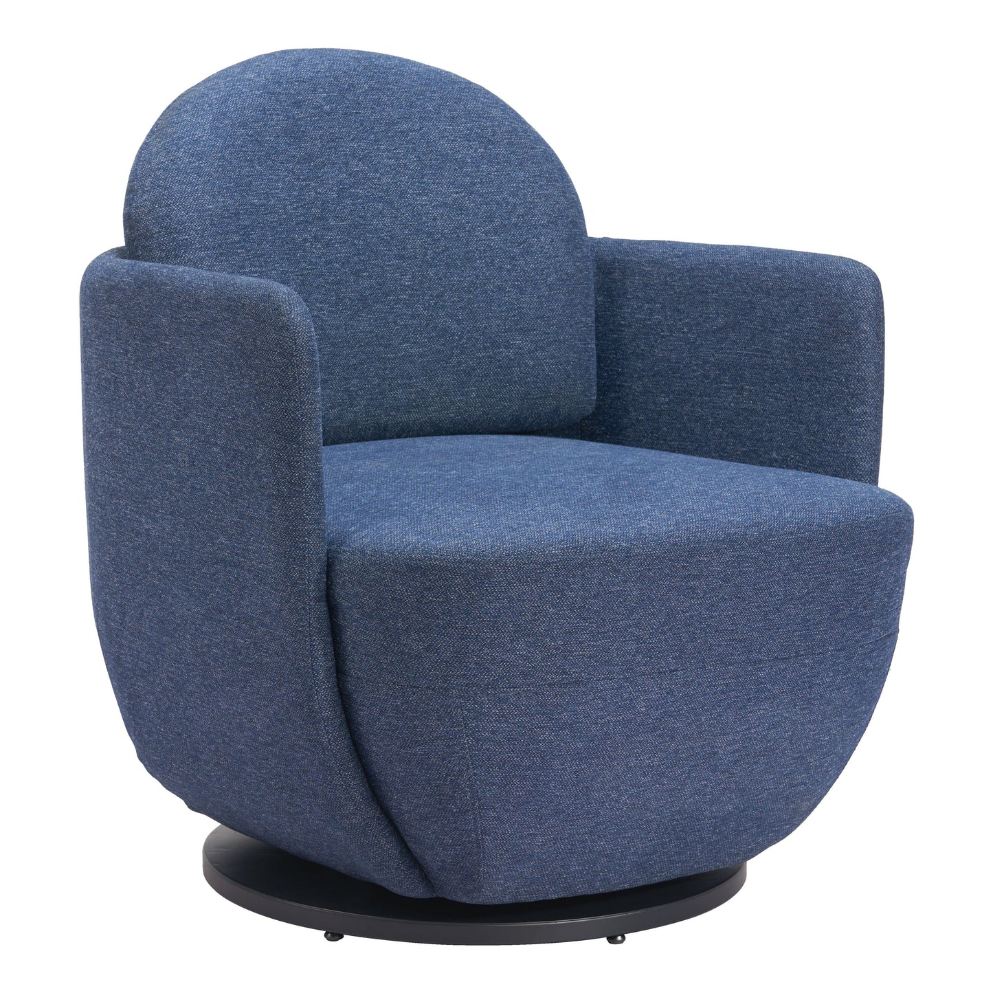 Bant Blue Swivel Arm Chair