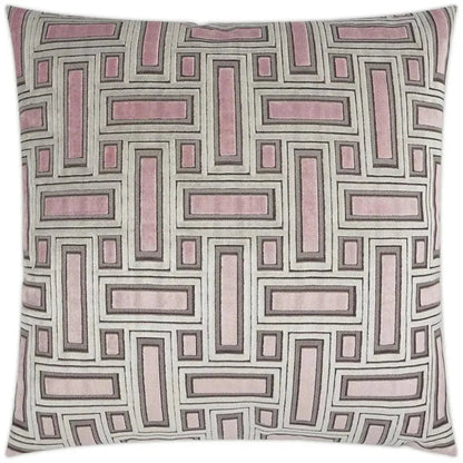 Brix Bella Geometric Blush Large Throw Pillow Insert