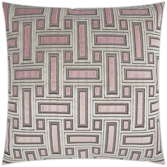 Brix Bella Geometric Blush Large Throw Pillow Insert