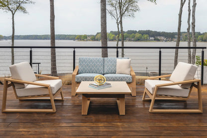 Pursuit Aluminum Square Outdoor Cocktail Table