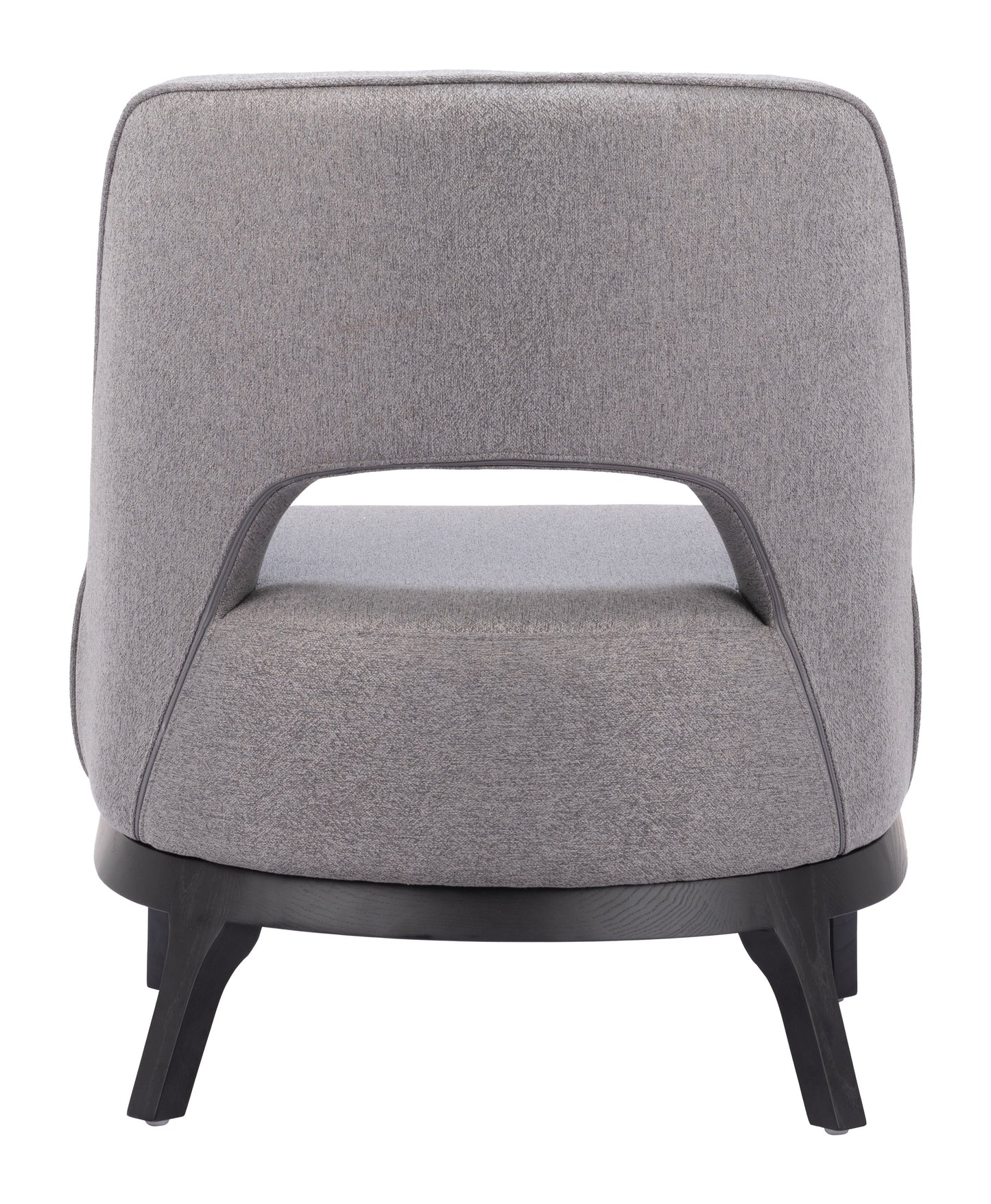 Mistley Wood Gray Armless Accent Chair