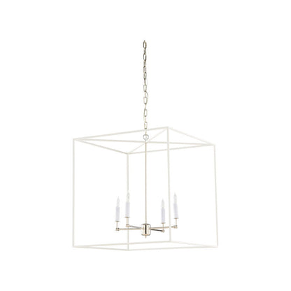 Wildwood Avalon Clean White Finish Hanging Chandelier