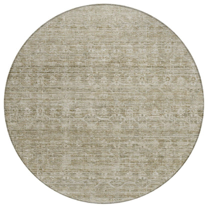 Irion Taupe Washable Indoor-Outdoor Rug