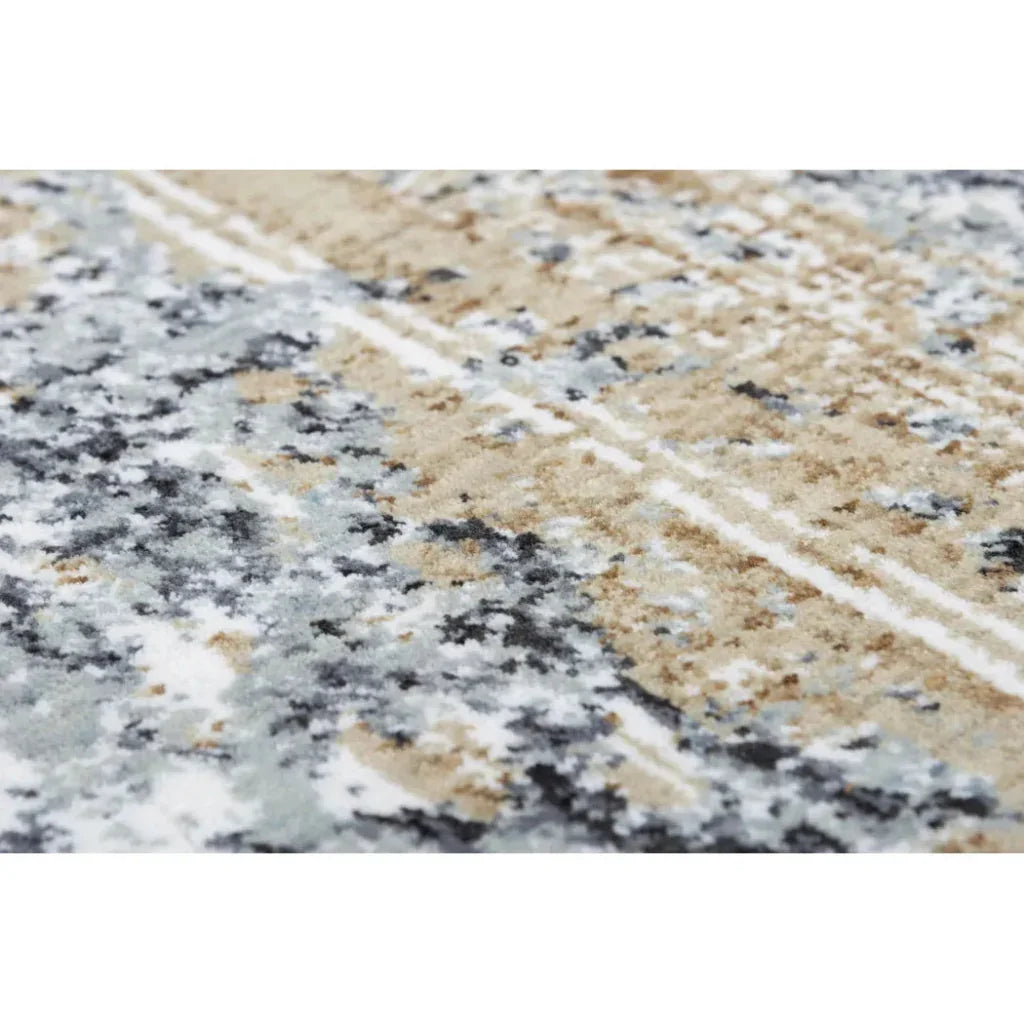 Begg Abstract Gray Large Area Rugs For Living Room - LOOMLAN - LOOMLAN - Area Rugs