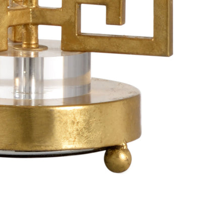 Chelsea House Greek Key Gold And Data Port Table Lamp