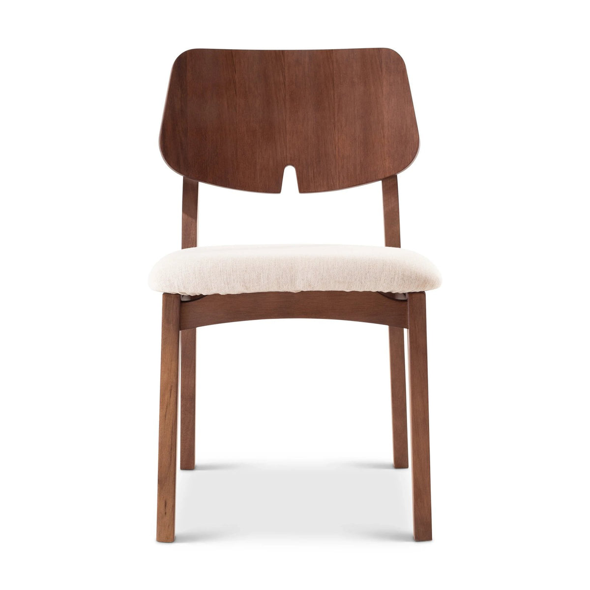 Beth Woven Fabric Armless Dining Chair -- view 3