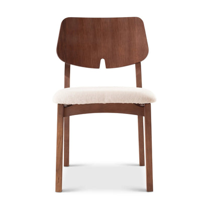 Beth Woven Fabric Armless Dining Chair -- view 3