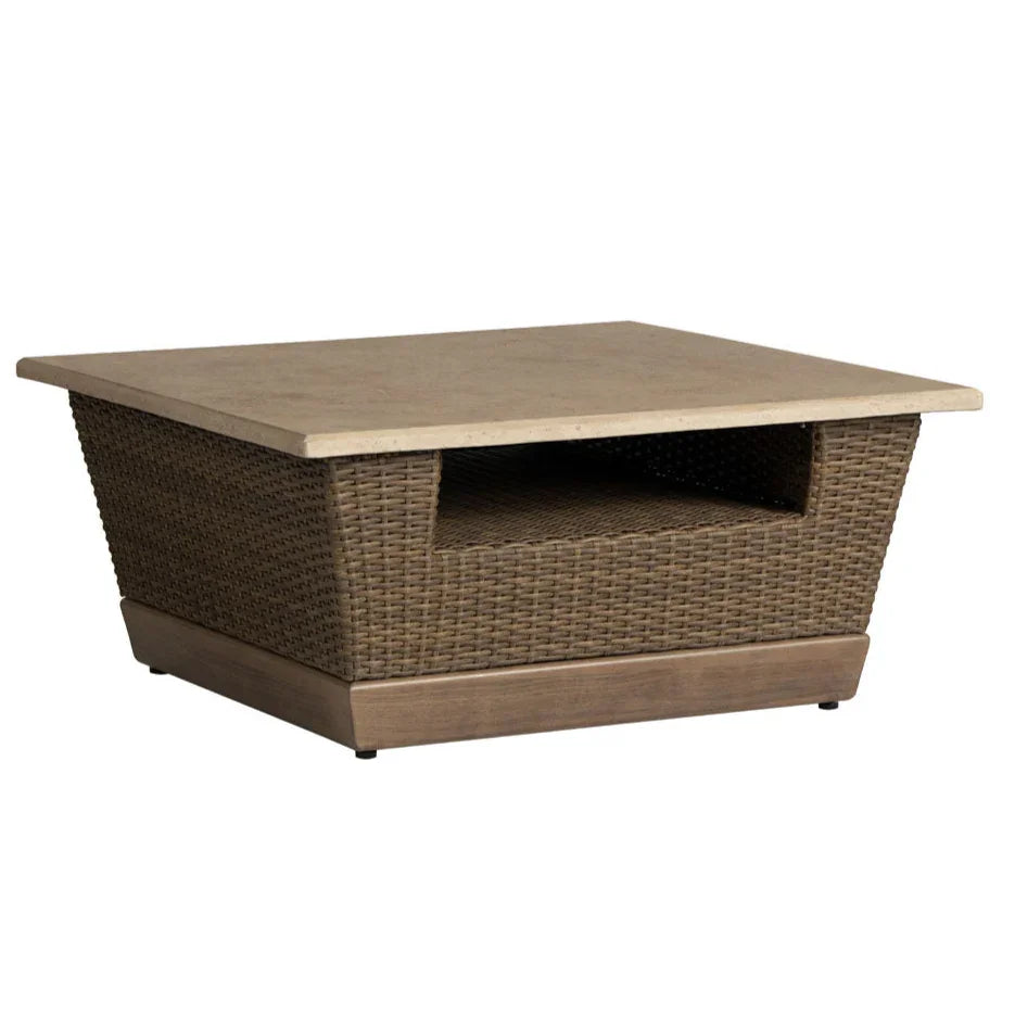 Charisma Aluminum Square Outdoor Cocktail Table