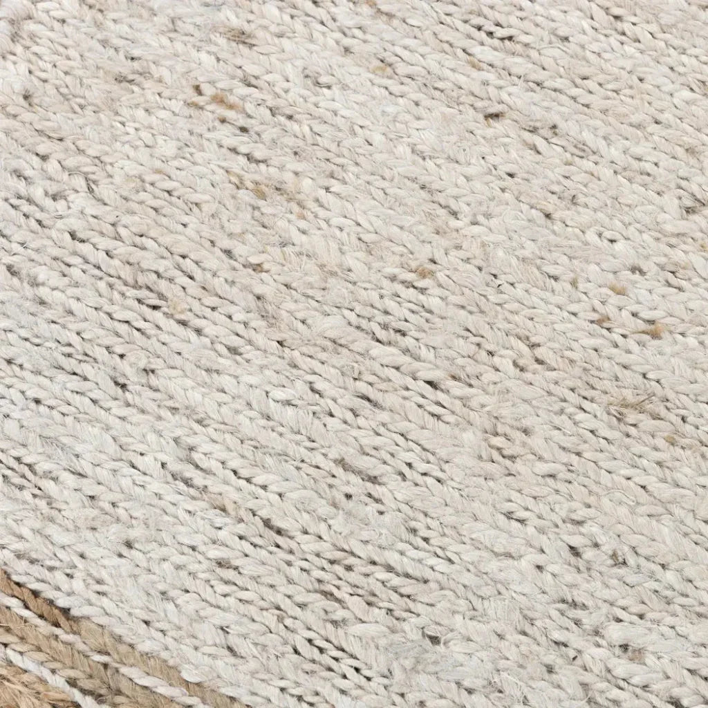 Arka Beige Jute Rug 8x10 For Living Room -- beige