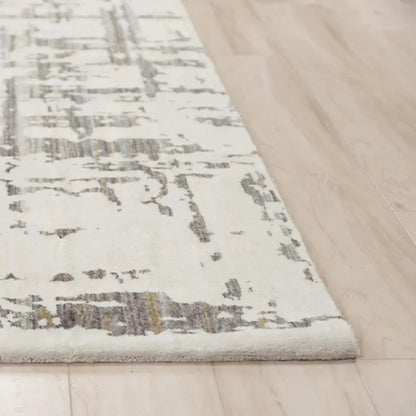 Atte Abstract / Gray Large Area Rugs For Living Room -- gray