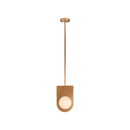 Wildwood Orin Antique Brass Finish Modern Pendant