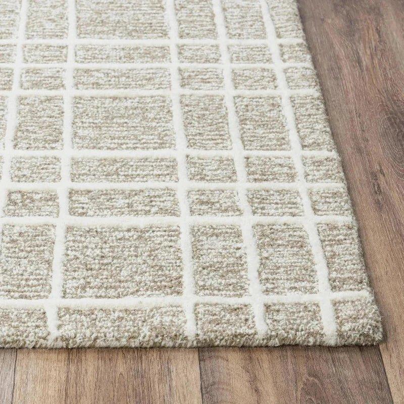 Ceca Wool Brown Hallway Kitchen Runner Rug -- brown