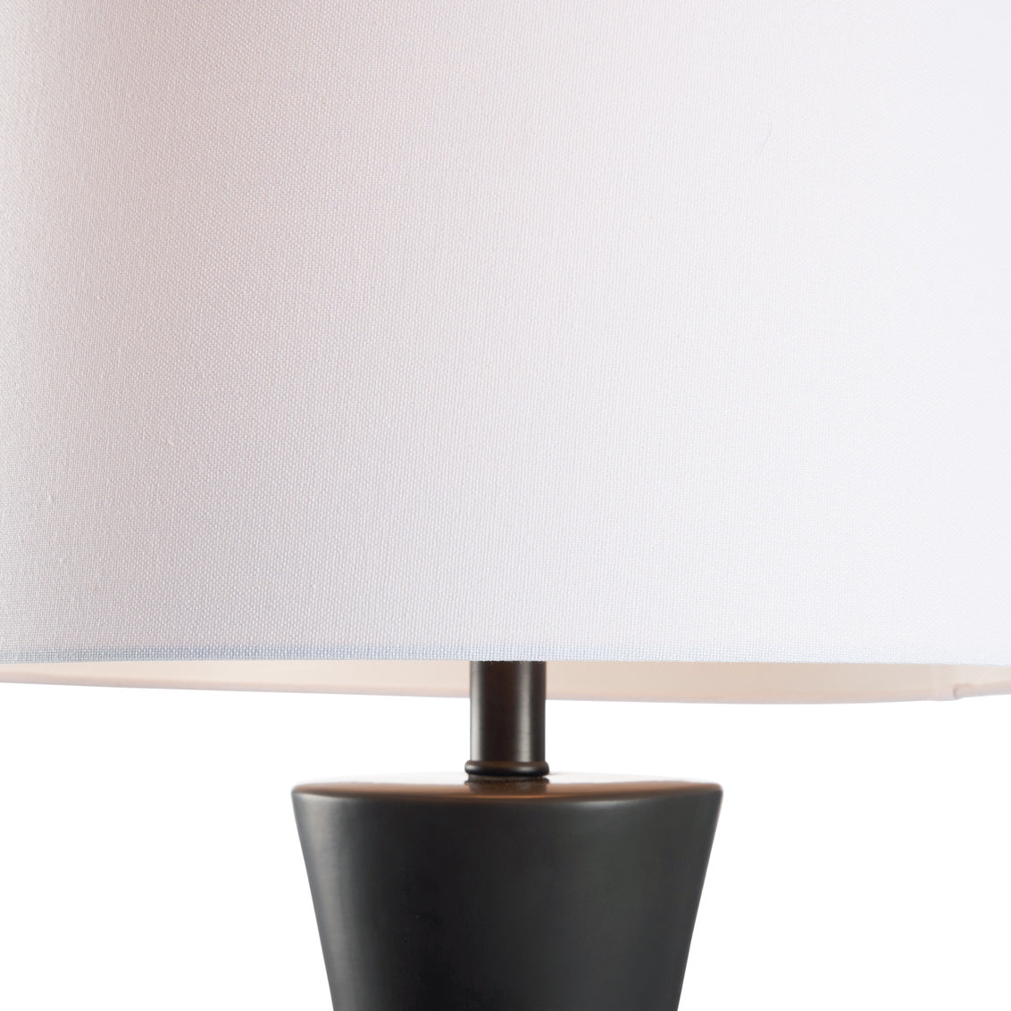 Chelsea House Chase Matte Black Ceramic Table Lamp