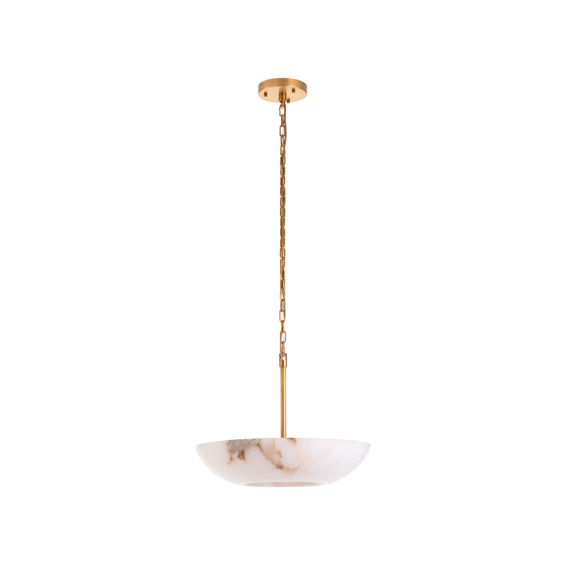Wildwood Savino Veined Alabaster Cream Pendant