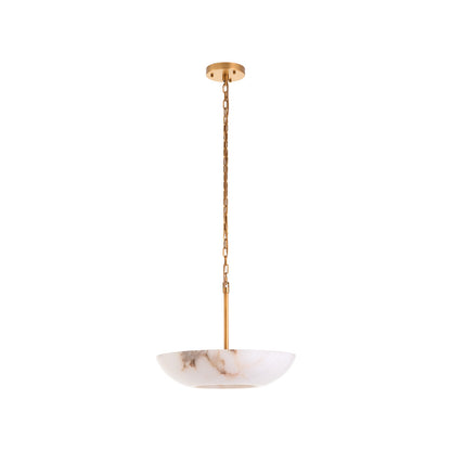 Wildwood Savino Veined Alabaster Cream Pendant