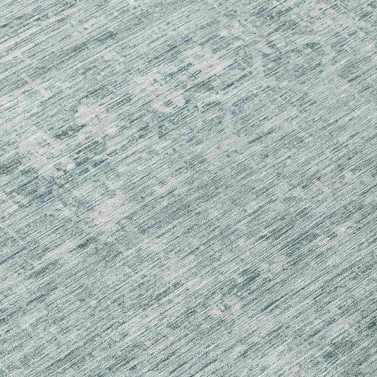 Irion Teal Washable Indoor-Outdoor Rug