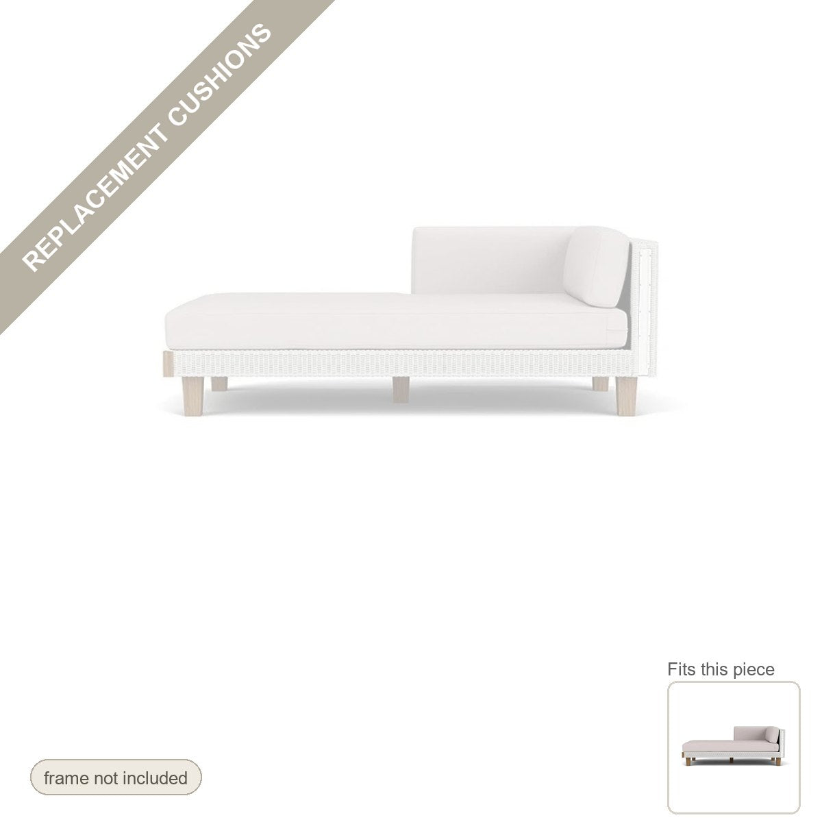 Cushions: Replacement Cushions For Catalina Right Chaise