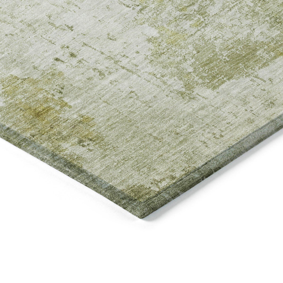 Kaelira Green Washable Indoor-Outdoor Rug