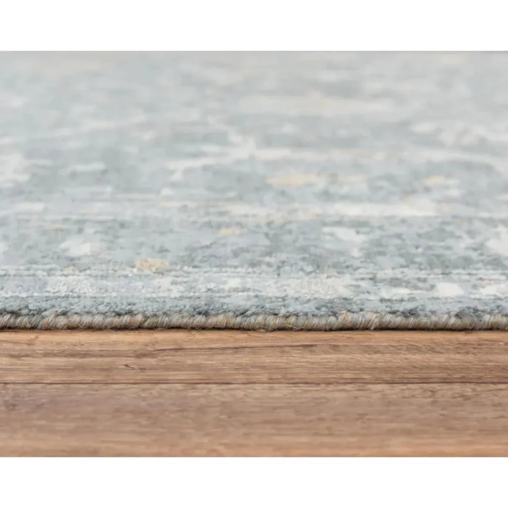Bega Border Gray Large Area Rugs For Living Room - LOOMLAN - LOOMLAN - Area Rugs