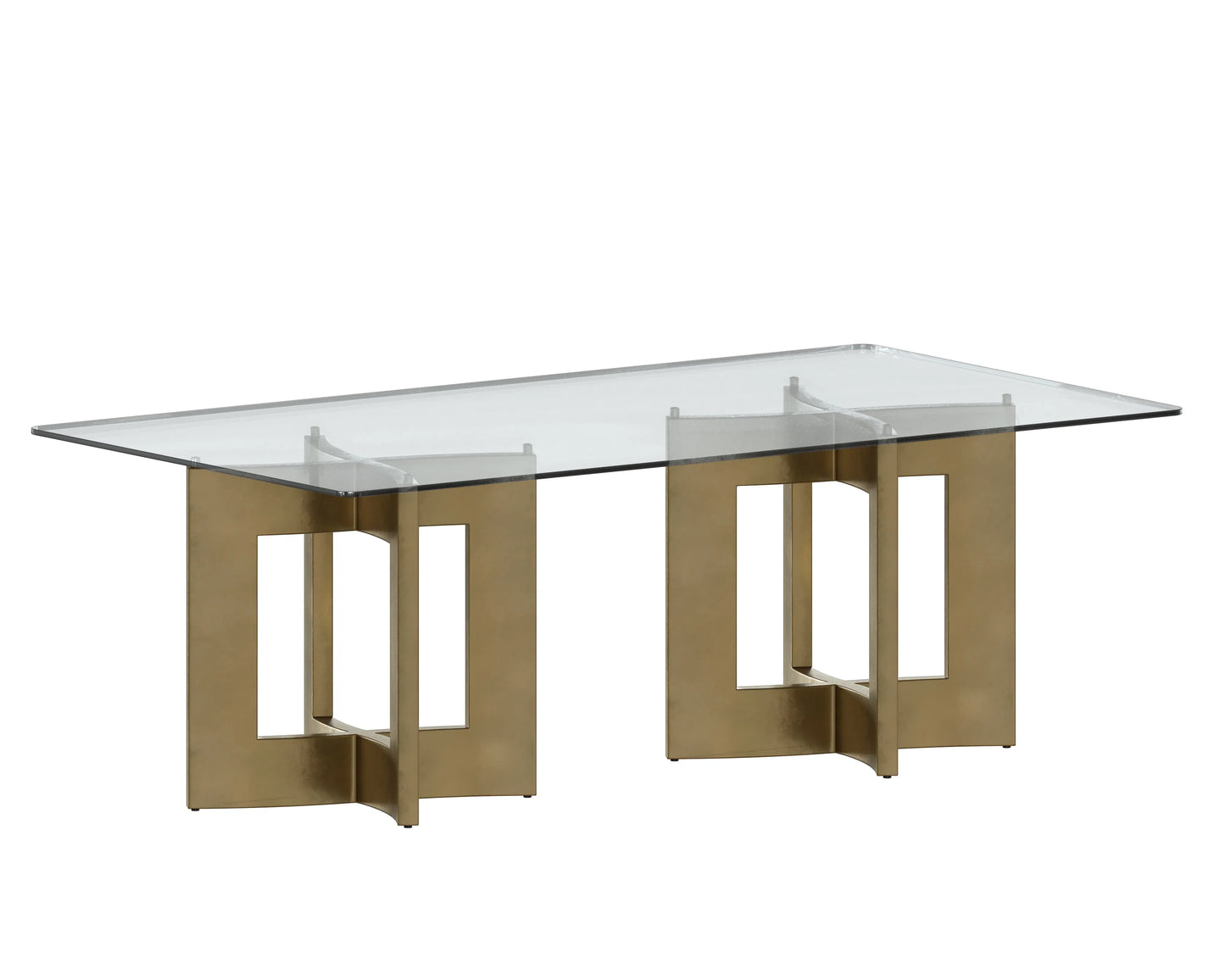 Lianne Dining Table Base Modern Gold Stainless Steel