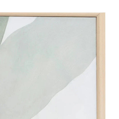 Calm Reflection Hand Painted Art Set With Wood Frame