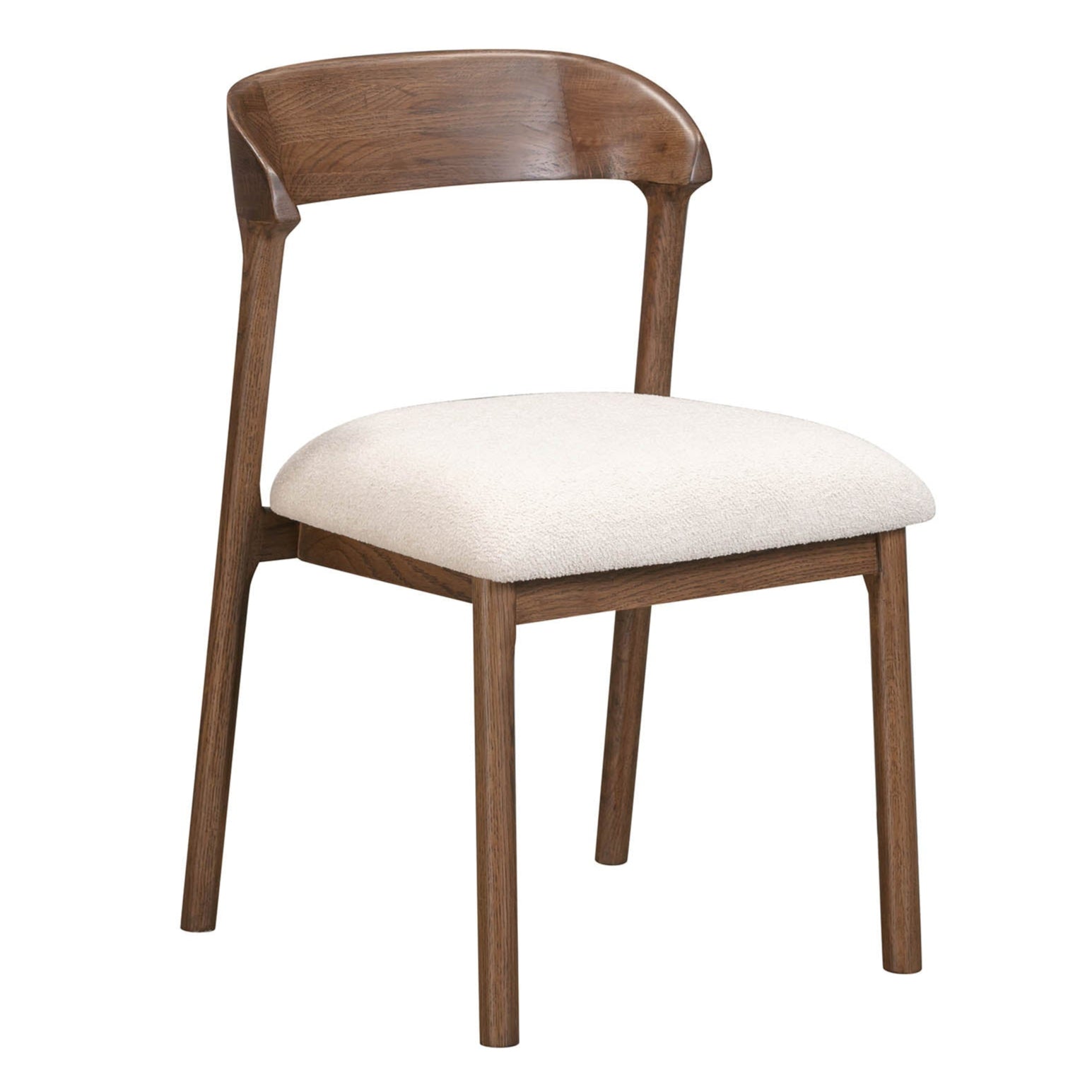 LH Home Abstract Fabric Armless Dining Chair
