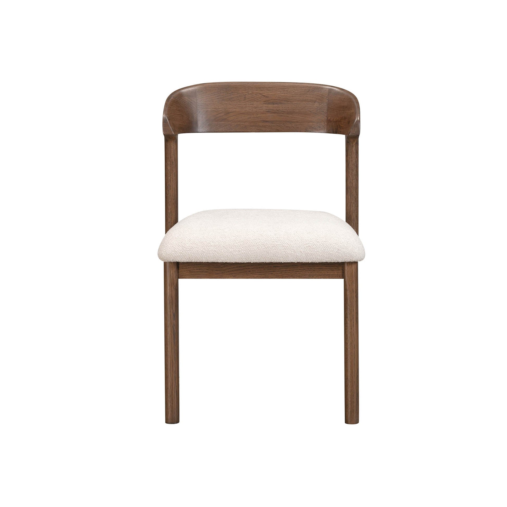 LH Home Abstract Fabric Armless Dining Chair