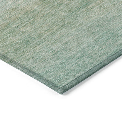 Haelius Teal Washable Indoor-Outdoor Rug