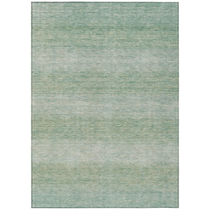 Haelius Teal Washable Indoor-Outdoor Rug