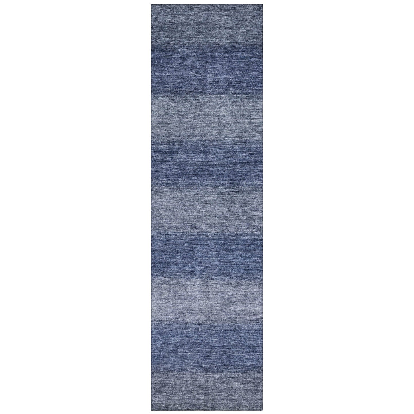Haelius Blue Washable Indoor-Outdoor Rug
