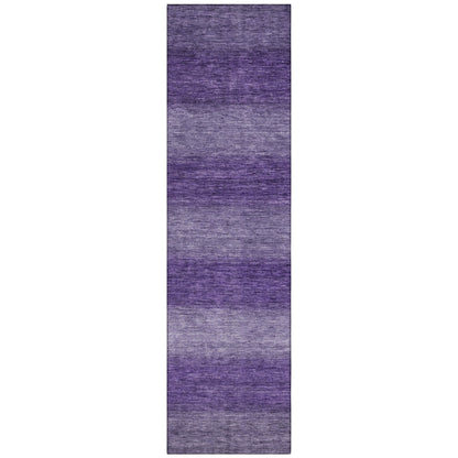 Haelius Purple Washable Indoor-Outdoor Rug
