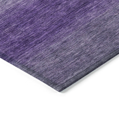Haelius Purple Washable Indoor-Outdoor Rug