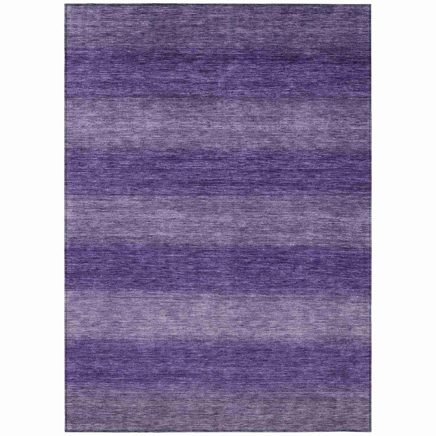 Haelius Purple Washable Indoor-Outdoor Rug