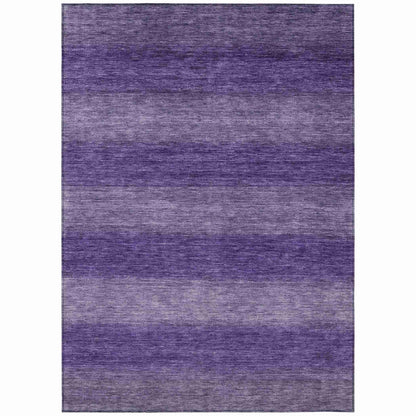 Haelius Purple Washable Indoor-Outdoor Rug