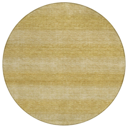 Haelius Gold Washable Indoor-Outdoor Rug