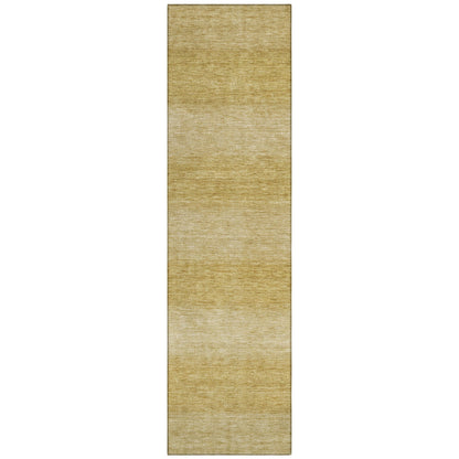 Haelius Gold Washable Indoor-Outdoor Rug