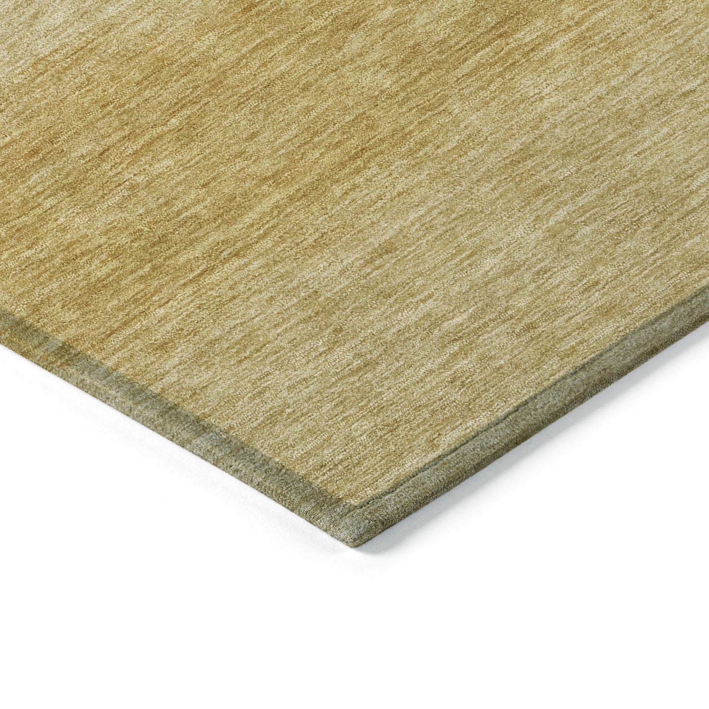 Haelius Gold Washable Indoor-Outdoor Rug